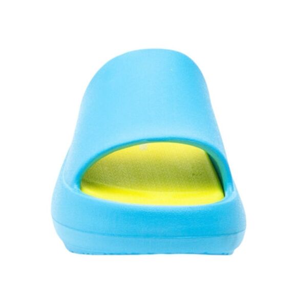 J/Slides Squish Turquoise Yellow Eva Sandals Size 6 NIB - Picture 4 of 5